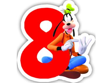 Zdjęcie: Świeczka urodzinowa Playful Mickey 8 DISNEY