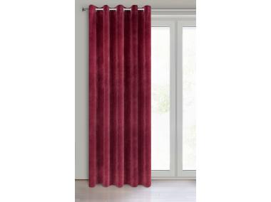 Zdjęcie: Zasłona gotowa Villa 140x250 cm bordowy EUROFIRANY