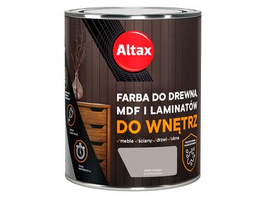 Farba do drewna,MDF i laminatów do wnętrz 0,75 L szary ALTAX