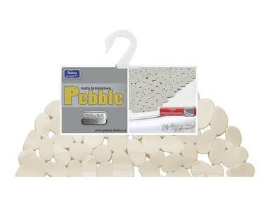 Zdjęcie: Mata łazienkowa Pebble 35x70 cm beżowy ALSEA
