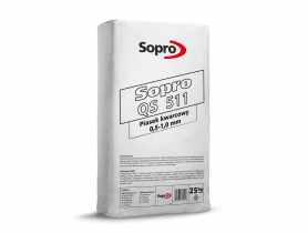 Piasek kwarcowy 0,5-1,0 mm QS 511 25 kg SOPRO