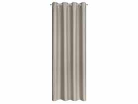 Zasłona gotowa Selina 140x250 cm ciemnobeżowy EUROFIRANY