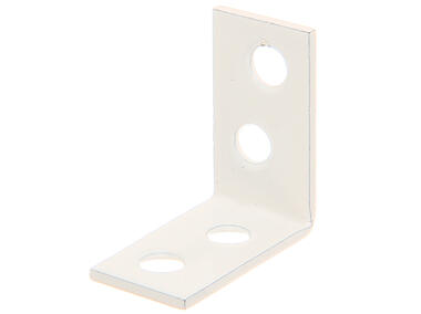 Zdjęcie: Kątownik biały 60x60x16 mm ALBERTS