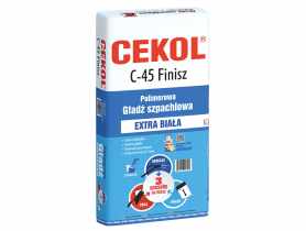Gładź szpachlowa Finisz C-45, 5 kg biała CEKOL