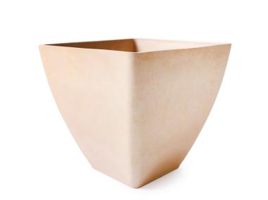 Zdjęcie: Donica z kompozytu 30x30x28 cm beżowa TIN TOURS