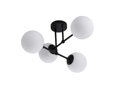 Lampa wisząca Roma 4 czarna LIGHT PRESTIGE