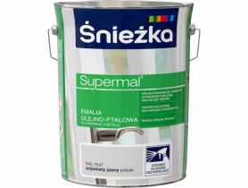 Emalia Supermal popielaty jasny RAL7047 5L ŚNIEŻKA