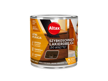 Zdjęcie: Lakierobejca szybkoschnąca do wnętrz 0,25 L venge ALTAX