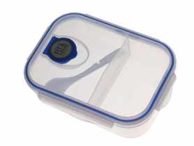 Lunchbox z łyżeczką 1 L niebieski FIT&FRESH