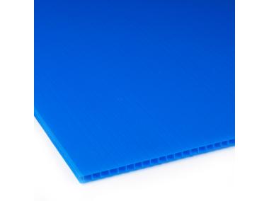Polipropylen kanalikowy 100x200 cm - 3 mm niebieski ROBELIT