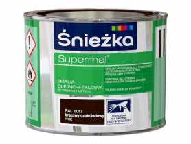 Emalia Supermal matowy brąz czek R8017 0,2L ŚNIEŻKA