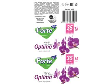 Zdjęcie: Worki na śmieci Optima 35 L 15 szt.  FORTE+