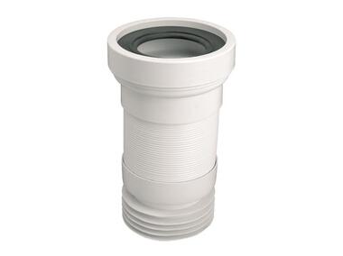 Zdjęcie: Rura WC harmonijkowa z uszczelką 270-540 mm MCALPINE