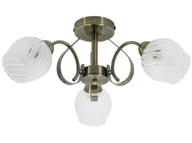 Zdjęcie: Lampa sufitowa Dakota 7138/3 21QG ELEM