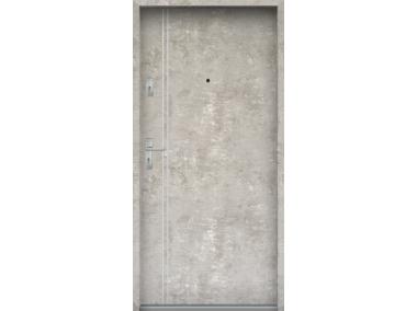 Zdjęcie: Drzwi wejściowe do mieszkań Bastion A-37 Beton naturalny 80 cm (NW) prawe ODO KR CENTER
