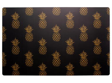 Zdjęcie: Podkładka stołowa Ananas 43,5x28 cm czarno-złoty UNIGLOB