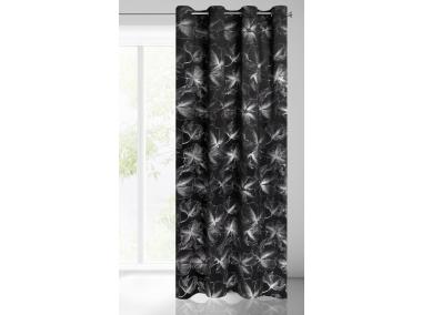 Zdjęcie: Zasłona gotowa Stella 140x250 cm czarny EUROFIRANY