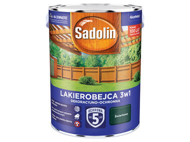 Zdjęcie: Lakierobejca dekoracyjno-ochronna 3w1 - 5 L świerkowy SADOLIN
