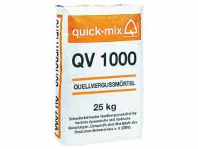 Zaprawa zalewowa QV 1000-1 mm pęczniejąca, szybkotwardniejąca 25 kg QUICK-MIX