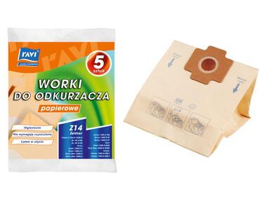 Zdjęcie: Worki do odkurzacza Zelmer Orion 1500 5 szt. Z14 RAVI