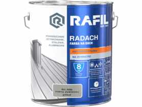 Farba dachowa srebrny aluminiowy RAL9006 10 L RADACH