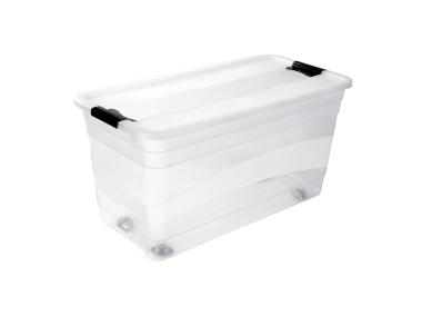 Zdjęcie: Pojemnik Crystalbox 83 L z kółkami FLORENTYNA