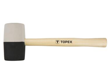 Zdjęcie: Młotek gumowy 63 mm/680 g, czarno-biała guma TOPEX