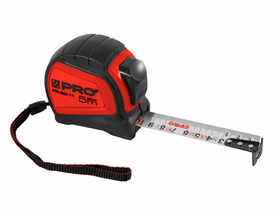 Miara zwijana PR-60-11, hamulec odwrotny, nylon, dwustronna, 5 m- 25 mm PRO