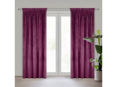 Zdjęcie: Zasłona gotowa Villa na taśmie 140x270 cm fioletowy EUROFIRANY