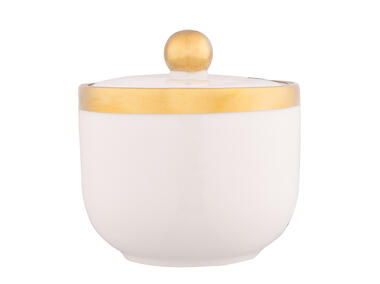 Zdjęcie: Cukiernica Palazzo 180 ml kremowa w opasce ALTOMDESIGN