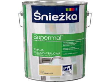 Zdjęcie: Emalia Supermal kremowy F575 10L ŚNIEŻKA