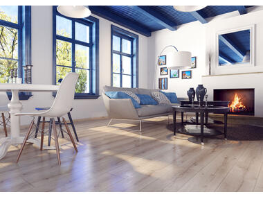 Zdjęcie: Panele laminowane Dąb Apolonia 8 mm AC4 v-fuga 5379 SWISS KRONO