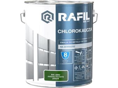 Emalia chlorokauczukowa zielony RAL6002 10 L RAFIL