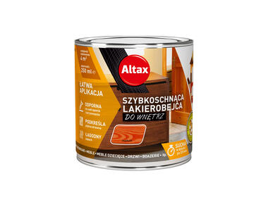 Zdjęcie: Lakierobejca szybkoschnąca do wnętrz 0,25 L mahoń ALTAX