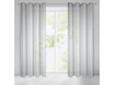 Zdjęcie: Firana gotowa Dezra 140x250 cm szary EUROFIRANY