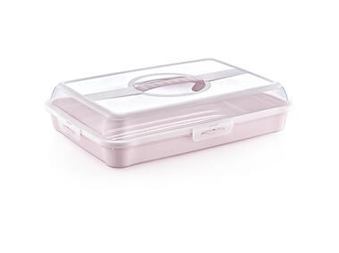 Zdjęcie: Pojemnik na ciasto party-butler 43x29,5x10,5 cm Nordic pink KEEEPER