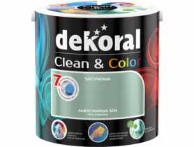 Farba satynowa Clean&Color 2,5 L amerykański sen DEKORAL