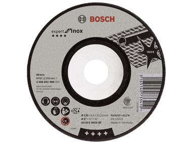 Zdjęcie: Tarcza ścierna 125x22x6 mm inox BOSCH