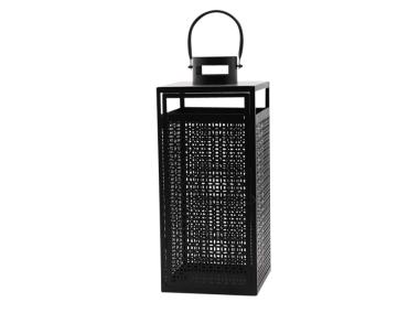 Zdjęcie: Latarenka metalowa ażurowa 17,5x17x40 cm ALTOMDESIGN