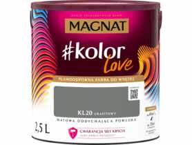 Farba plamoodporna #kolorLove grafitowy 2,5 L MAGNAT