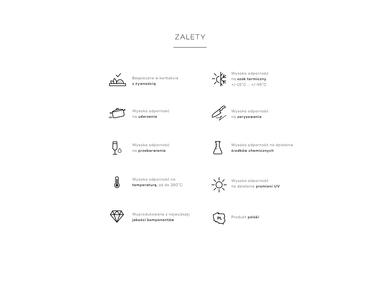 Zdjęcie: Zlewozmywak granitowy Bravo New 1-komorowy grafitowy 76x44x19,5 cm syfon manualny MILÓ