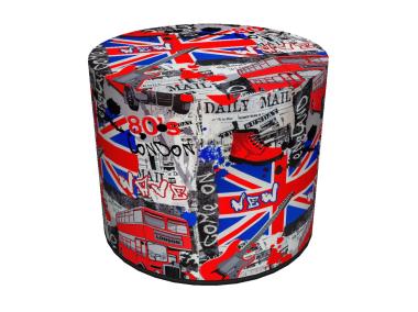 Zdjęcie: Pufa dekoracyjna London 40x40 cm BERTONI
