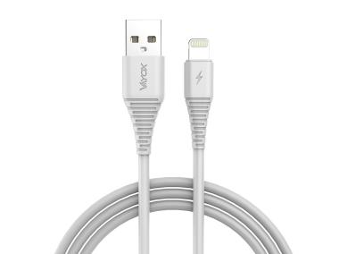 Kabel USB - Lightning 1 m biały VA0057 VAYOX