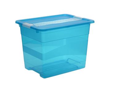 Zdjęcie: Pojemnik Crystalbox cornelia 24 L  świeży niebieski KEEEPER