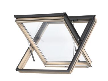 Oddymiające Okno obrotowe GGL MK04 306640 drewniane, 3-szybowe VELUX