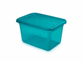 Pojemnik z pokrywką i klipsami 28x38x22,5 cm 15 L Ocean (2552) Basestore ORPLAST