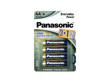 Zdjęcie: Baterie alkaliczne R03 (AAA), 4 szt. blister Everyday Power PANASONIC