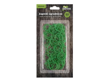 Zdjęcie: Zapinki ogrodnicze 4x3 cm - 25 szt.; 3x3 cm - 25 szt. TIN TOURS