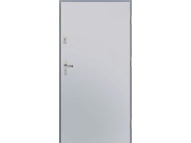 Zdjęcie: Drzwi zewnętrzne stalowo-drewniane Disting Otello 01 Biały 90 cm prawe KR CENTER