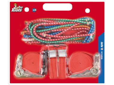 Zdjęcie: Taśmy i ściągacze do bagażu, 12 szt. TOP TOOLS